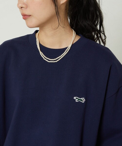 FREAK'S STORE（フリークスストア）の「TOWN CRAFT × FREAK'S STORE/タウンクラフト 【WEB限定】theFOX スウェットクルーネック（スウェット・レディース・グレー/ネイビー/レッド/グリーン/ブラック/オフホワイト・ﾌﾘ-）」の9枚目の写真