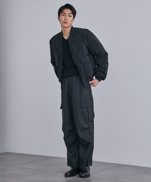 UNITED TOKYO（ユナイテッドトウキョウ）の「リバーシブルボンバージャケット（MA-1・メンズ・ブラック/アイボリー/ベージュ・1/3/2）」の22枚目の写真