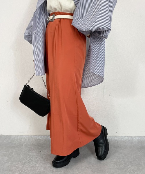 nemne store(ネンネストア)の「カラーマーメイドフレアスカート(スカート・レディース・オレンジ/グリーン/アイボリー・フリー)」の21枚目の写真