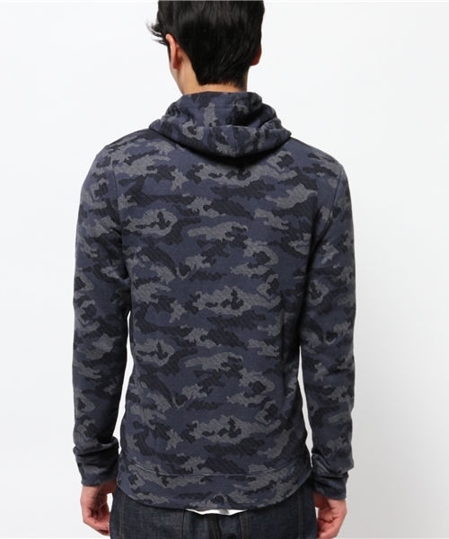 VENCEEXCHANGE（ヴァンスエクスチェンジ）の「カモフラジャガードZIPパーカー           （パーカー・メンズ・シルバー/ネイビー・SMALL/LARGE/MEDIUM）」の5枚目の写真