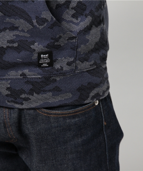 VENCEEXCHANGE（ヴァンスエクスチェンジ）の「カモフラジャガードZIPパーカー           （パーカー・メンズ・シルバー/ネイビー・SMALL/LARGE/MEDIUM）」の9枚目の写真