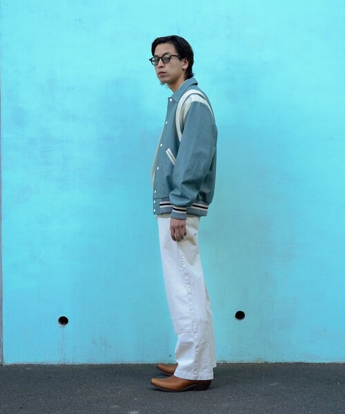 VAPORIZE(ヴェイパライズ)の「VAPORIZE / Denim Double Knee Pants(デニムパンツ・メンズ・ブラック/オフホワイト・SMALL/MEDIUM/LARGE/X-LARGE)」の4枚目の写真