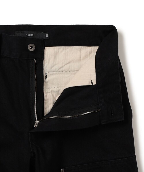 VAPORIZE(ヴェイパライズ)の「VAPORIZE / Denim Double Knee Pants(デニムパンツ・メンズ・ブラック/オフホワイト・SMALL/MEDIUM/LARGE/X-LARGE)」の15枚目の写真