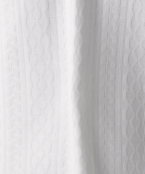 NICOLE CLUB FOR MEN（ニコルクラブフォーメン）の「【22年春モデル】アランニットボンディングＶネックプルオーバー（Tシャツ/カットソー・メンズ・ブラック/オフホワイト/ホワイト×ブラック/レッド系その他・MEDIUM/LARGE/X-LARGE）」の10枚目の写真