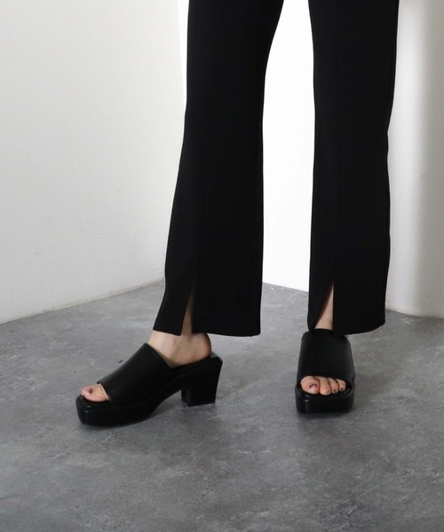 archives(アルシーヴ)の「厚底ミュール(サンダル・レディース・ブラック/アイボリー/ミント・MEDIUM/LARGE)」の12枚目の写真