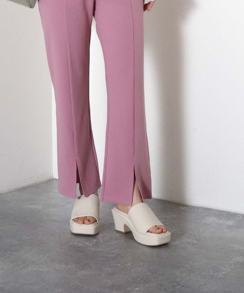 archives(アルシーヴ)の「厚底ミュール(サンダル・レディース・ブラック/アイボリー/ミント・MEDIUM/LARGE)」の9枚目の写真