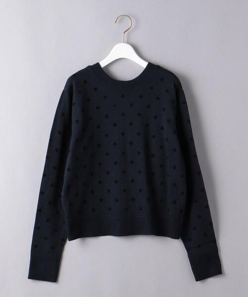 MUVEIL（ミュベール）の「＜MUVEIL（ミュベール）＞クローバーレース カーディガン ■■■（カーディガン/ボレロ・レディース・イエロー/ネイビー・36）」の12枚目の写真