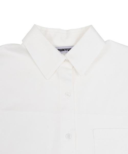 PUNYUS(プニュズ)の「無地長袖シャツ(シャツ/ブラウス・レディース・ホワイト・1/2/4/3)」の5枚目の写真