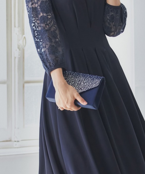 DRESS STAR(ドレス スター)の「パーティーバッグ パーティー バッグ 2way(クラッチバッグ・レディース・シルバー/ネイビー/ブラック/ベージュ・フリー)」の12枚目の写真