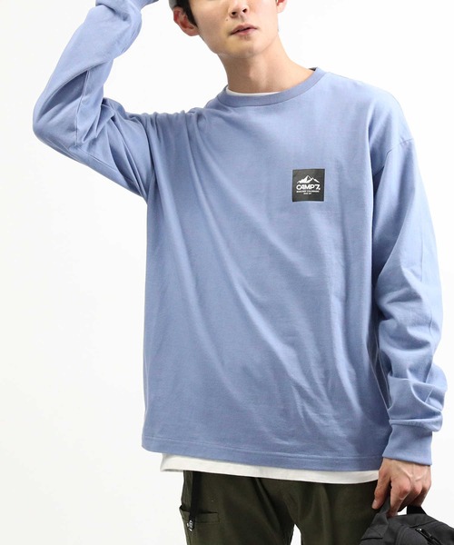 CAMP7（キャンプセブン）の「【CAMP7】ベーシックロゴロンＴ（Tシャツ/カットソー・メンズ・ブラック/ホワイト/グレー/グリーン/ブルー/イエロー・L/S/M/XL）」の15枚目の写真