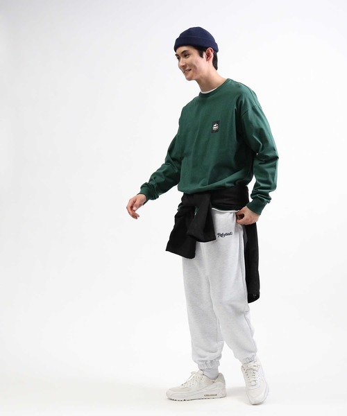 CAMP7（キャンプセブン）の「【CAMP7】ベーシックロゴロンＴ（Tシャツ/カットソー・メンズ・ブラック/ホワイト/グレー/グリーン/ブルー/イエロー・L/S/M/XL）」の18枚目の写真