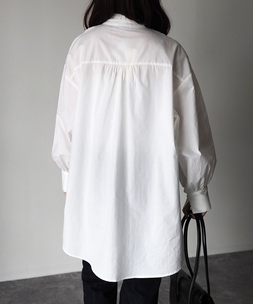 Riberry（リベリー）の「綿ローン刺繍チュニックブラウス（シャツ/ブラウス・レディース・オフホワイト/ブラック/ミント/ブルー・MEDIUM）」の17枚目の写真