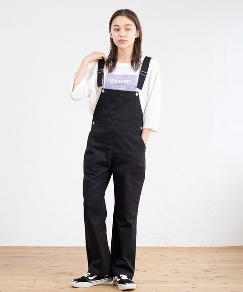 MILKFED.(ミルクフェド)の「SQUARE LOGO TOP(Tシャツ/カットソー・レディース・ホワイト/ネイビー/ライトピンク・ONE SIZE)」の6枚目の写真