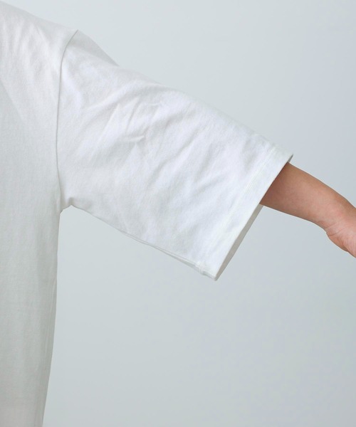 MILKFED.(ミルクフェド)の「SQUARE LOGO TOP(Tシャツ/カットソー・レディース・ホワイト/ネイビー/ライトピンク・ONE SIZE)」の9枚目の写真