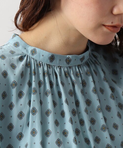 SOUP（スープ）の「◆柄＆無地あり/プロバンスプリントブラウス（シャツ/ブラウス・レディース・ネイビー/ブルー系/ネイビー系/アイボリー/グレー・11/15 /13/09/07）」の13枚目の写真