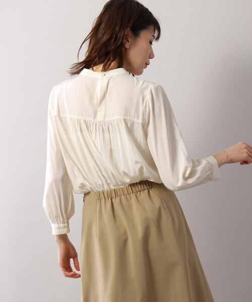 SOUP（スープ）の「◆柄＆無地あり/プロバンスプリントブラウス（シャツ/ブラウス・レディース・ネイビー/ブルー系/ネイビー系/アイボリー/グレー・11/15 /13/09/07）」の19枚目の写真