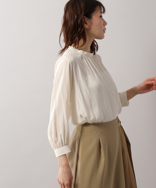 SOUP（スープ）の「◆柄＆無地あり/プロバンスプリントブラウス（シャツ/ブラウス・レディース・ネイビー/ブルー系/ネイビー系/アイボリー/グレー・11/15 /13/09/07）」の20枚目の写真