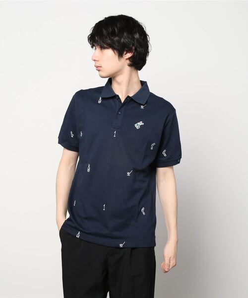 adidas（アディダス）の「PLAY GREEN モノグラム半袖ポロシャツ