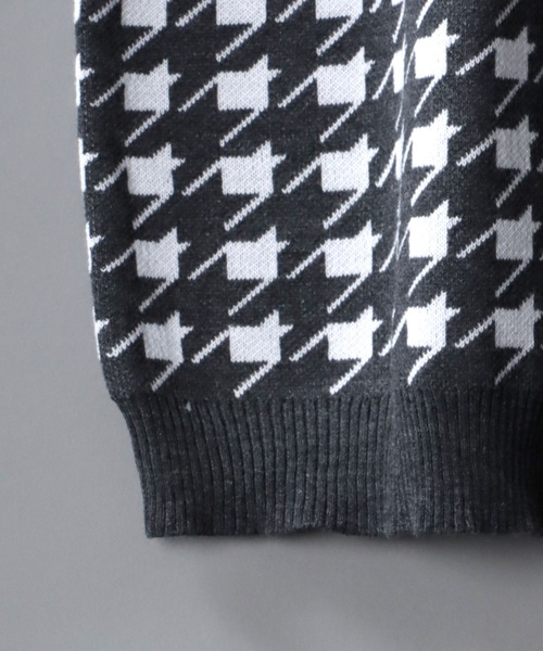 SITRY（シトリー）の「Big silhouette Patterned Knit vest/ビッグシルエット 総柄 ニットベスト（ベスト・メンズ・チャコールグレー/グリーン/グリーン系その他/ベージュ系その他2/グリーン系その他3/ベージュ/ベージュ系その他/グレー系その他3/グリーン系その他2/ブラック/グレー系その他/グレー系その他2・XL/L/M）」の15枚目の写真