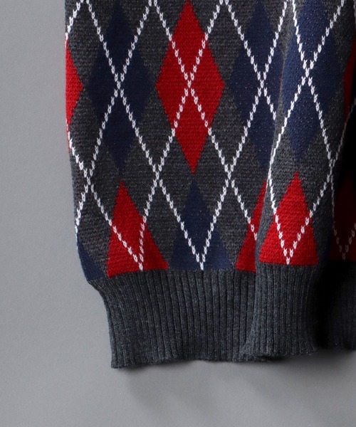 SITRY（シトリー）の「Big silhouette Patterned Knit vest/ビッグシルエット 総柄 ニットベスト（ベスト・メンズ・チャコールグレー/グリーン/グリーン系その他/ベージュ系その他2/グリーン系その他3/ベージュ/ベージュ系その他/グレー系その他3/グリーン系その他2/ブラック/グレー系その他/グレー系その他2・XL/L/M）」の21枚目の写真