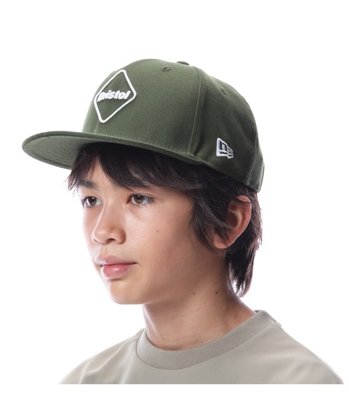 F.C.Real Bristol(エフシーレアルブリストル)の「NEWERA : EMBLEM 9FIFTY SNAP BACK(キャップ・キッズ・ブラック/カーキ・FREE)」の5枚目の写真