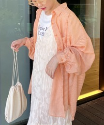 WEGO | WEGO/シアーボリュームスリーブシャツ(シャツ/ブラウス)