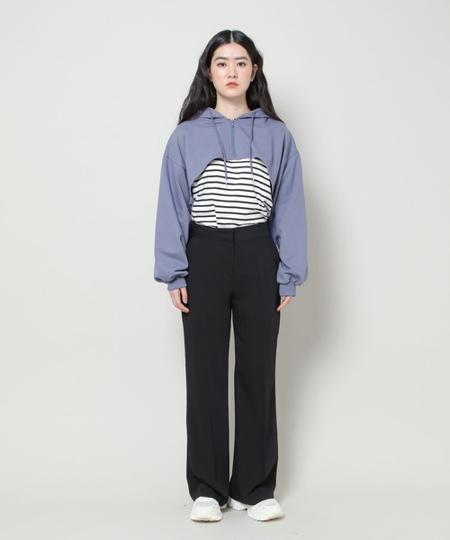 ALAND（エーランド）の「3.3Field Trip／SLIM FIT SLACKS  2277678（スラックス・レディース・ライトブルー/ブラック・SMALL/MEDIUM）」の3枚目の写真
