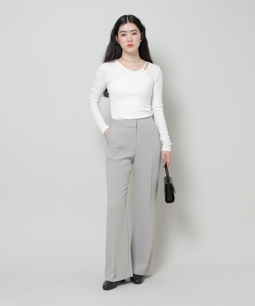 ALAND（エーランド）の「3.3Field Trip／SLIM FIT SLACKS  2277678（スラックス・レディース・ライトブルー/ブラック・SMALL/MEDIUM）」の19枚目の写真