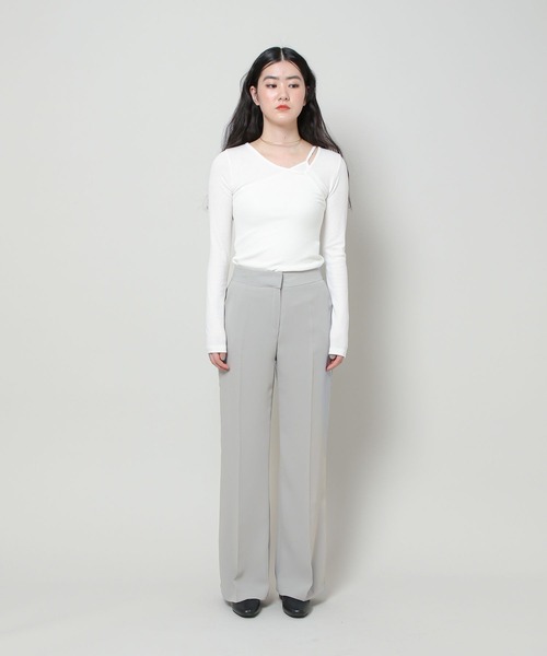 ALAND（エーランド）の「3.3Field Trip／SLIM FIT SLACKS  2277678（スラックス・レディース・ライトブルー/ブラック・SMALL/MEDIUM）」の8枚目の写真
