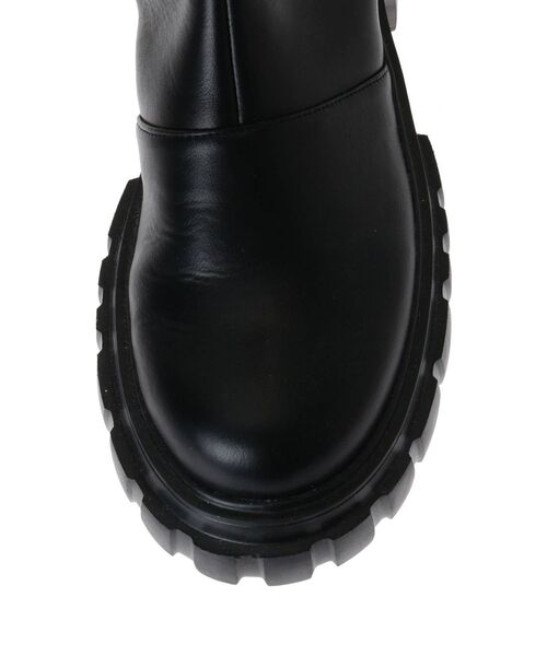 jouetie（ジュエティ）の「サイドゴアロングブーツ（ブーツ・レディース・ブラック/オフホワイト・M/L）」の19枚目の写真