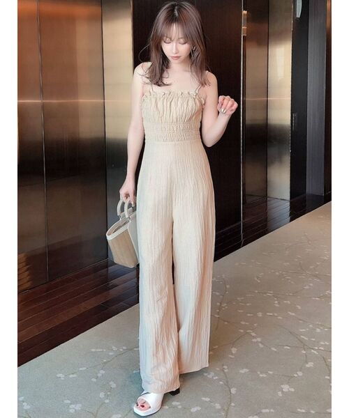 RESEXXY（リゼクシー）の「バストシャーリングコンビネゾン（つなぎ/オールインワン・レディース・ピンク/その他/ブラック/ベージュ・FREE）」の9枚目の写真