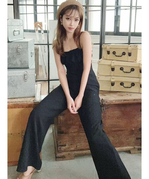 RESEXXY（リゼクシー）の「バストシャーリングコンビネゾン（つなぎ/オールインワン・レディース・ピンク/その他/ブラック/ベージュ・FREE）」の13枚目の写真