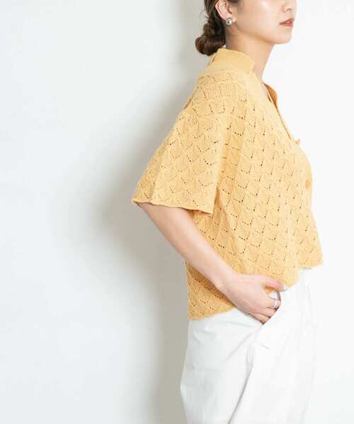 KBF（ケイビーエフ）の「ガーター編みホルターニット（ニット/セーター・レディース・カーキ/グレー系その他/ベージュ系その他・ONE）」の13枚目の写真