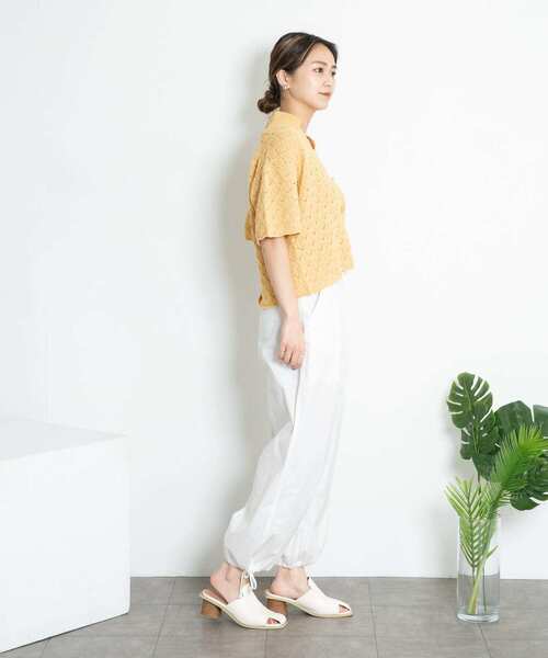 KBF（ケイビーエフ）の「ガーター編みホルターニット（ニット/セーター・レディース・カーキ/グレー系その他/ベージュ系その他・ONE）」の9枚目の写真