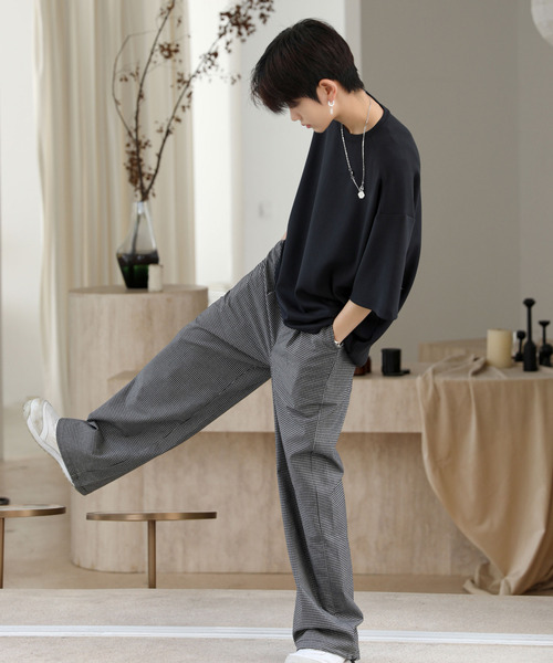 neos（ネオス）の「【neos -addictive design-】ルーズシルエット 接触冷感 ハーフスリーブ ベーシック Tシャツ（Tシャツ/カットソー・メンズ・ホワイト/ブラック/ターコイズブルー/カーキ/ピンク・MEDIUM/LARGE/X-LARGE）」の22枚目の写真