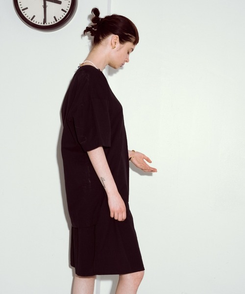 manana suerte（マニャーナスエルテ）の「コットンリネン スリットネックプルオーバー（シャツ/ブラウス・レディース・グレー/ブラック/グリーン・FREE）」の5枚目の写真