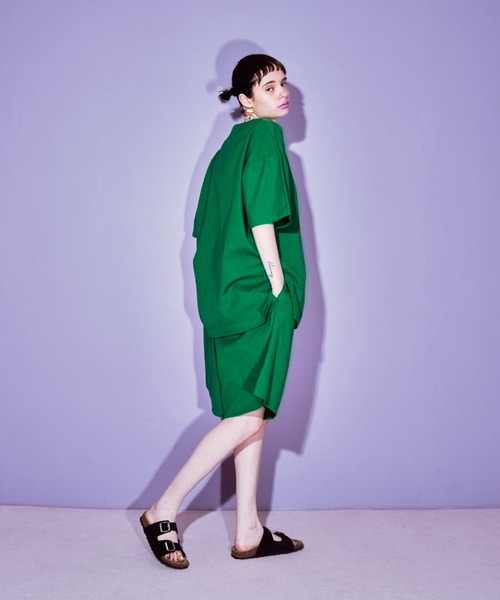 manana suerte（マニャーナスエルテ）の「コットンリネン スリットネックプルオーバー（シャツ/ブラウス・レディース・グレー/ブラック/グリーン・FREE）」の17枚目の写真