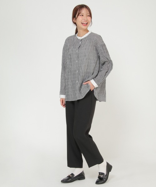 LBC(エルビーシー)の「リネンライクカラーテーパードパンツ(その他パンツ・レディース・ベージュ/グリーン/ブラック・L/M)」の14枚目の写真