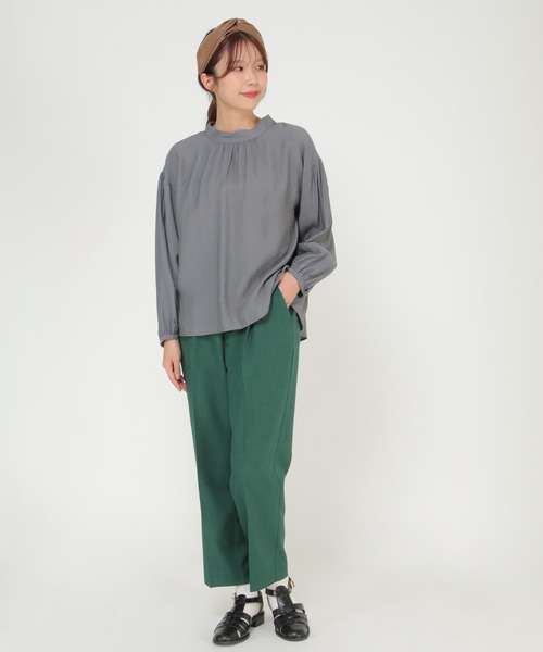 LBC(エルビーシー)の「リネンライクカラーテーパードパンツ(その他パンツ・レディース・ベージュ/グリーン/ブラック・L/M)」の13枚目の写真