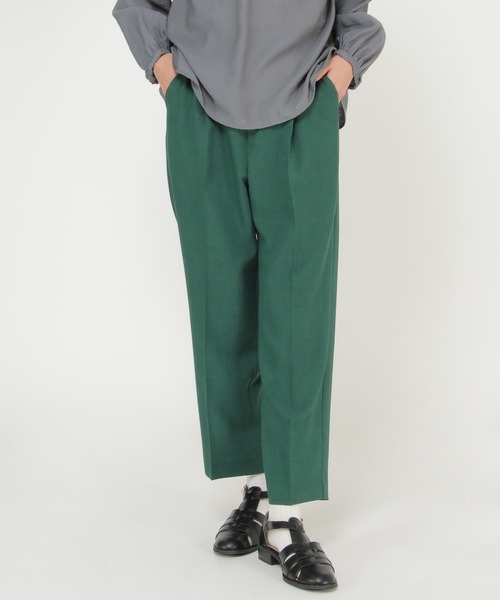 LBC(エルビーシー)の「リネンライクカラーテーパードパンツ(その他パンツ・レディース・ベージュ/グリーン/ブラック・L/M)」の4枚目の写真