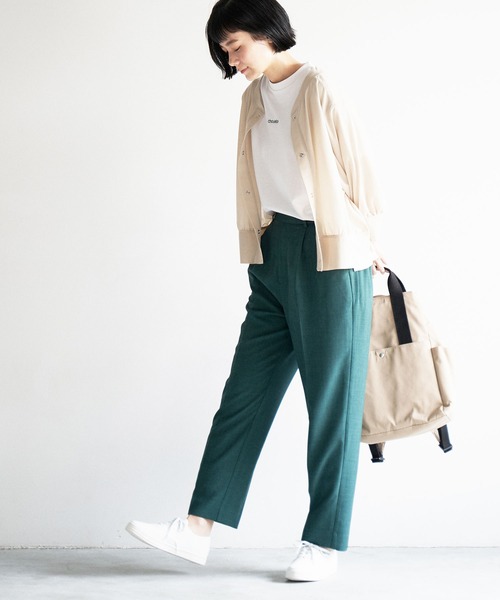 LBC(エルビーシー)の「リネンライクカラーテーパードパンツ(その他パンツ・レディース・ベージュ/グリーン/ブラック・L/M)」の19枚目の写真