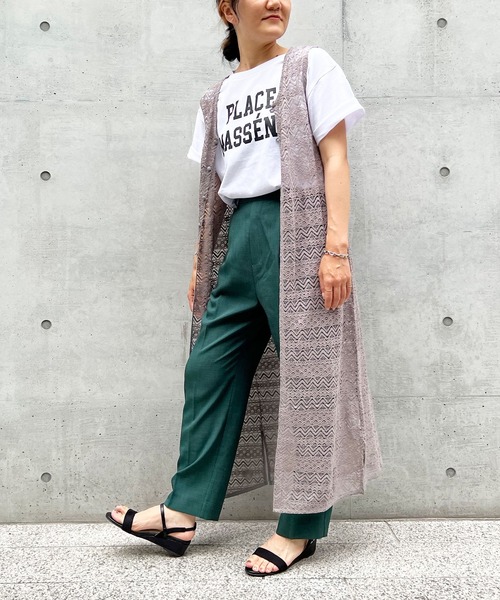 LBC(エルビーシー)の「リネンライクカラーテーパードパンツ(その他パンツ・レディース・ベージュ/グリーン/ブラック・L/M)」の21枚目の写真