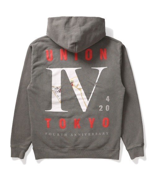 UNION TOKYO 4th UNION Cracked Hood 限定 UNION（UNION TOKYO）（ユニオン）の「UNION TOKYO 4th UNION