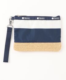 LeSportsac（レスポートサック）の「LARGE RAFFIA POUCH サマー