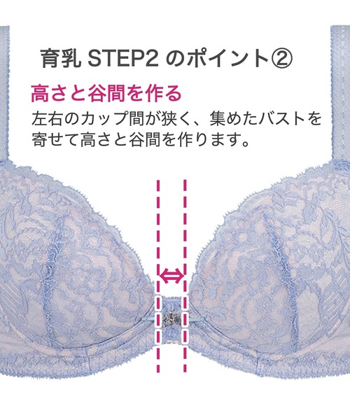 BRADELIS NEWYORK（ブラデリスニューヨーク）の「ブラデリス ナオミステップ2ブラ22S2 育乳補整　補正下着（ブラジャー・レディース・ブラック/オレンジ/ブルー系その他・B70/C70/D70/B75/C65/C75/D65/D75/E65/E70/E75/F65/F70/F75）」の18枚目の写真