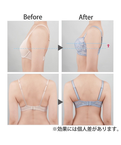 BRADELIS NEWYORK（ブラデリスニューヨーク）の「ブラデリス ナオミステップ2ブラ22S2 育乳補整　補正下着（ブラジャー・レディース・ブラック/オレンジ/ブルー系その他・B70/C70/D70/B75/C65/C75/D65/D75/E65/E70/E75/F65/F70/F75）」の16枚目の写真