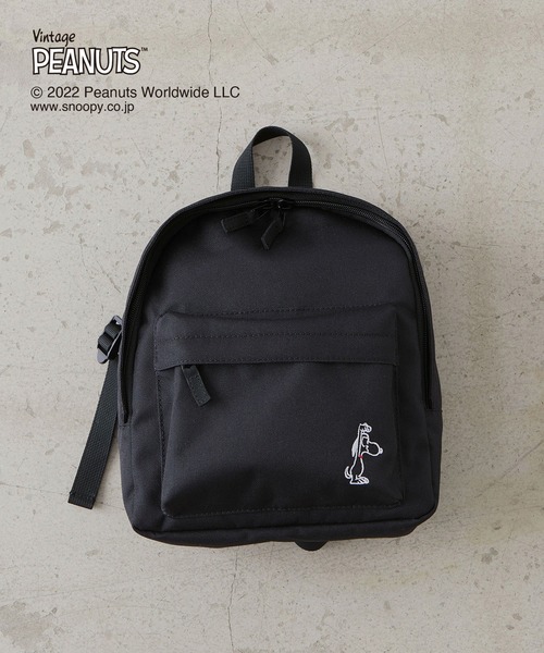 EFOLE(エフォル)の「【EFOLE】 【PEANUTS×EFOLE】 スヌーピー 刺しゅうミニリュック(バックパック/リュック・レディース・ブラック・FREE)」の4枚目の写真