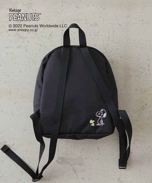 EFOLE(エフォル)の「【EFOLE】 【PEANUTS×EFOLE】 スヌーピー 刺しゅうミニリュック(バックパック/リュック・レディース・ブラック・FREE)」の10枚目の写真
