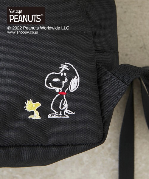 EFOLE(エフォル)の「【EFOLE】 【PEANUTS×EFOLE】 スヌーピー 刺しゅうミニリュック(バックパック/リュック・レディース・ブラック・FREE)」の8枚目の写真