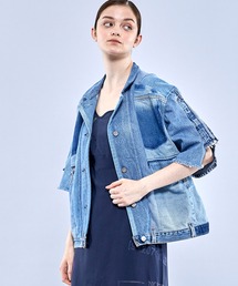 【FILL THE BILL(フィルザビル)】リメイクデニムジャケット 202-221038